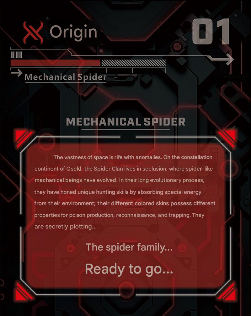 Dragon Zero Metal Assemble Spider Model Kit