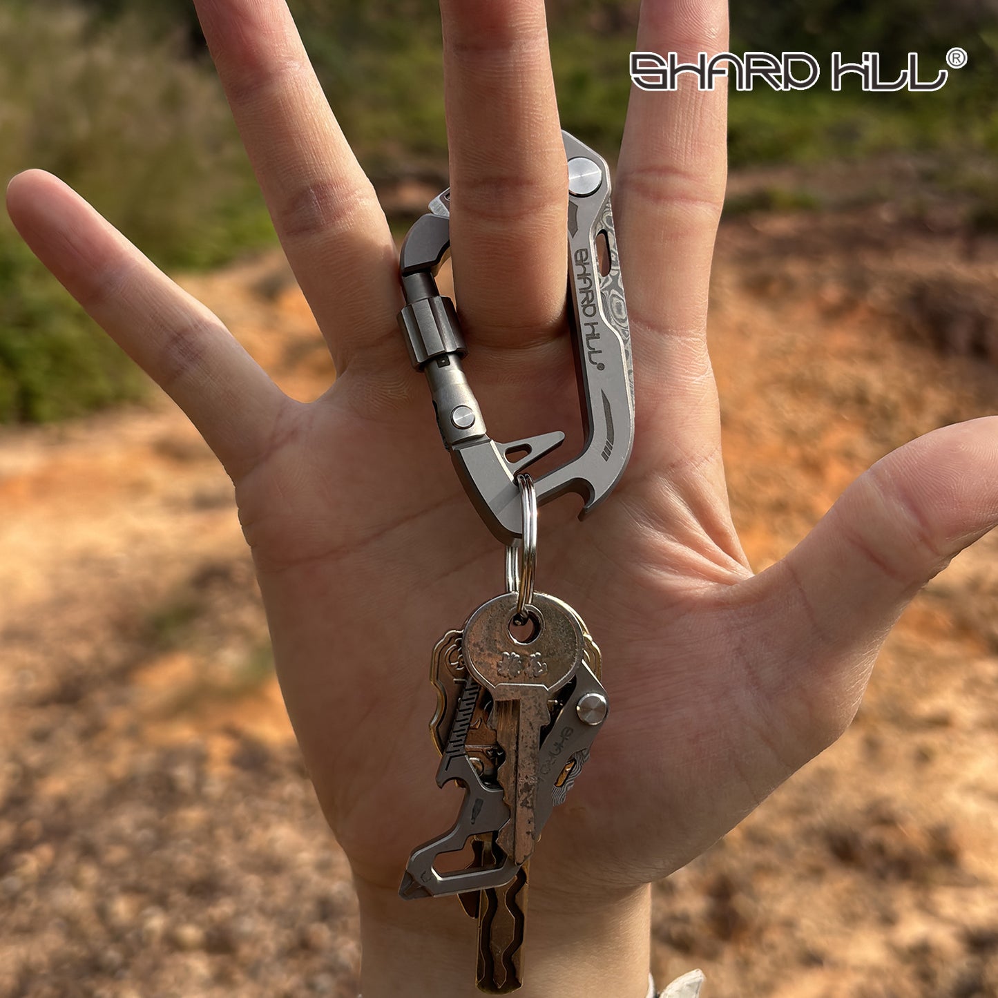 Multifunctional Carabiner Keychain