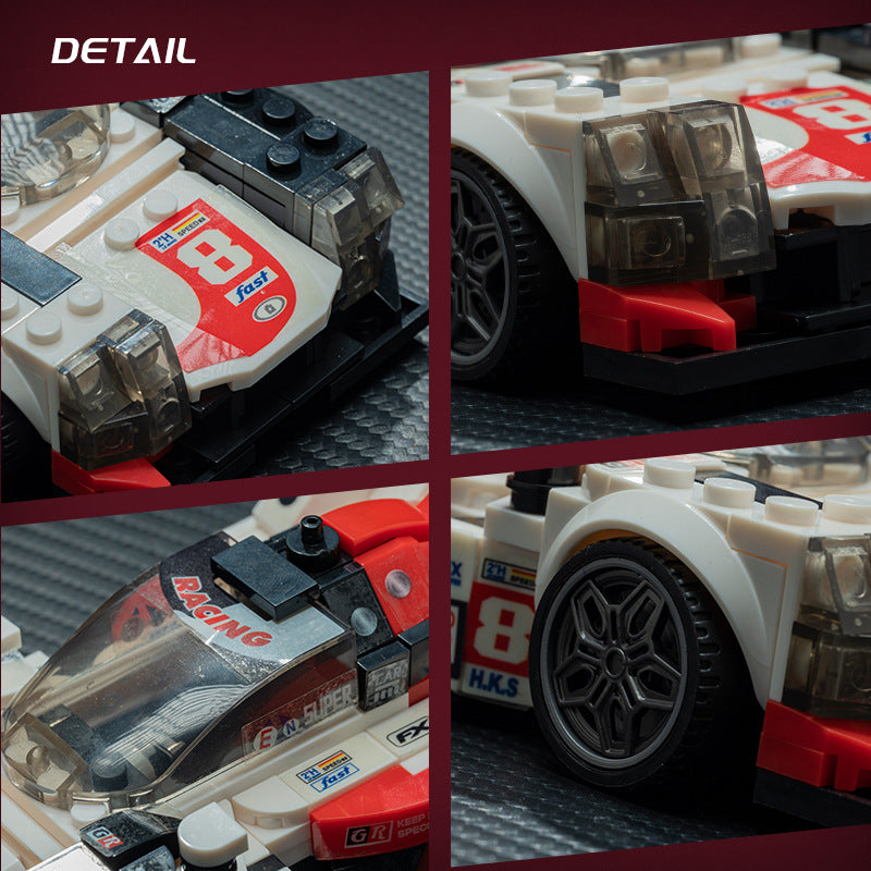 JD061 Le Mans Sports Racing Car  Building Block Set