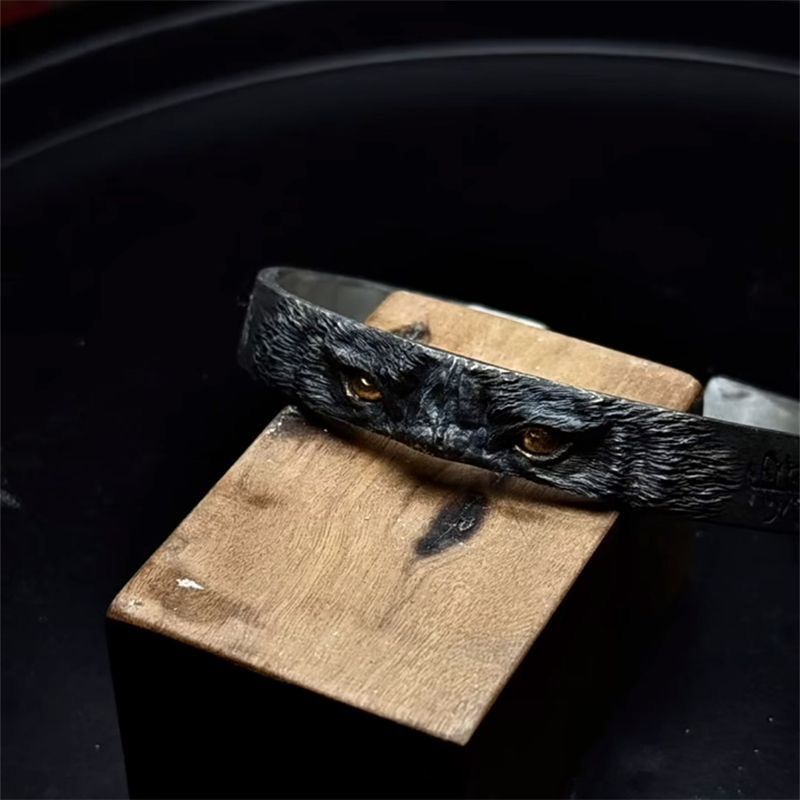 Wolf Eyes Cuff Bracelet