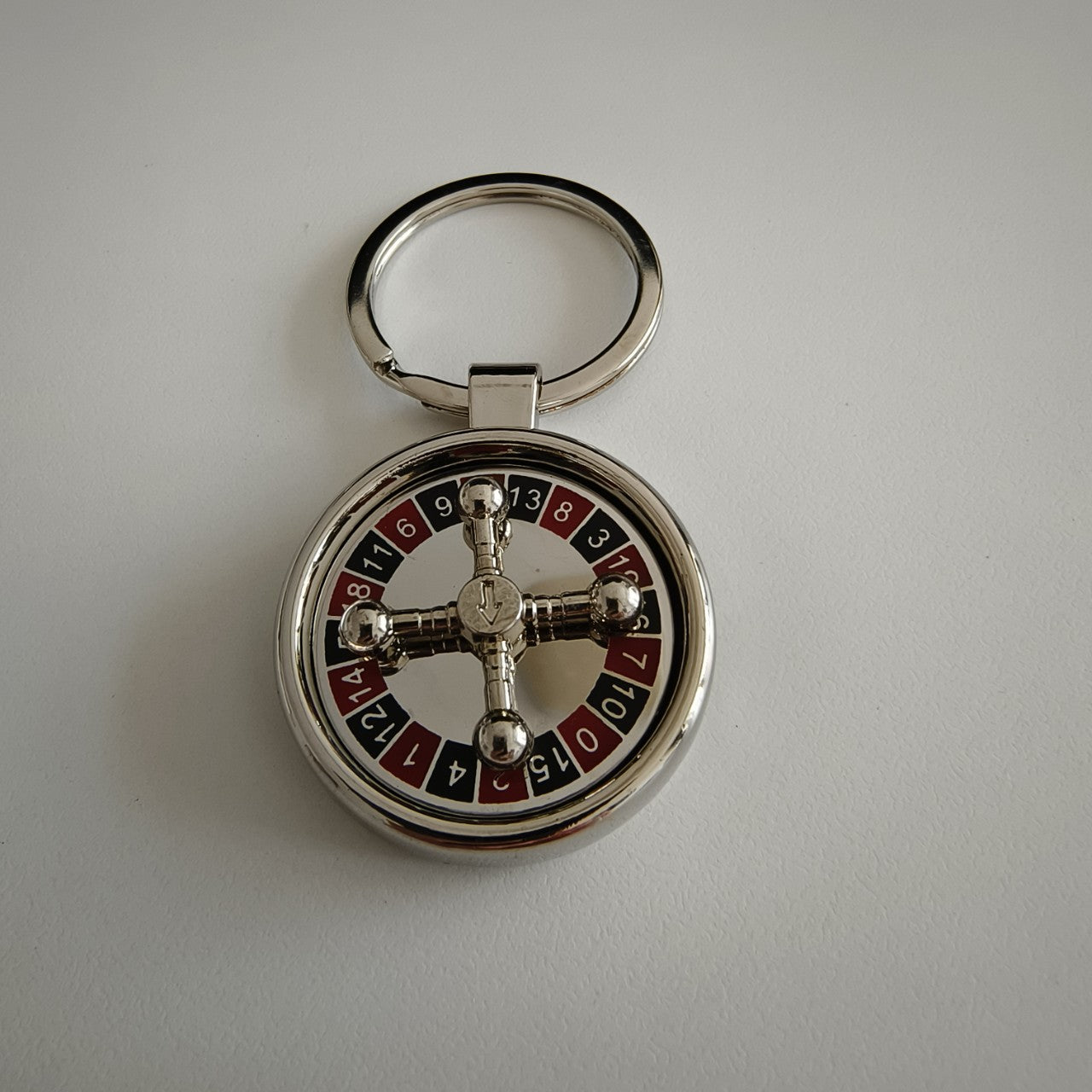 Rotatable Russian Roulette  Keychain