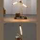 NIKOLATOY DIY Rotating Windmill Desktop Lamp