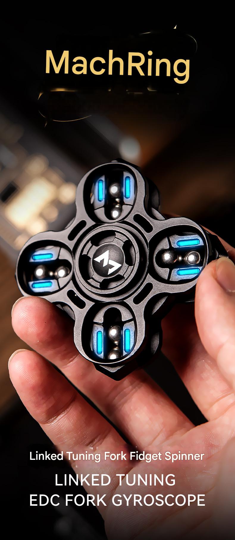 Metal Star Wheel Fidget Spinner Toy