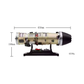 Fighter Jet Turbo Engine Mechanical Metal Model