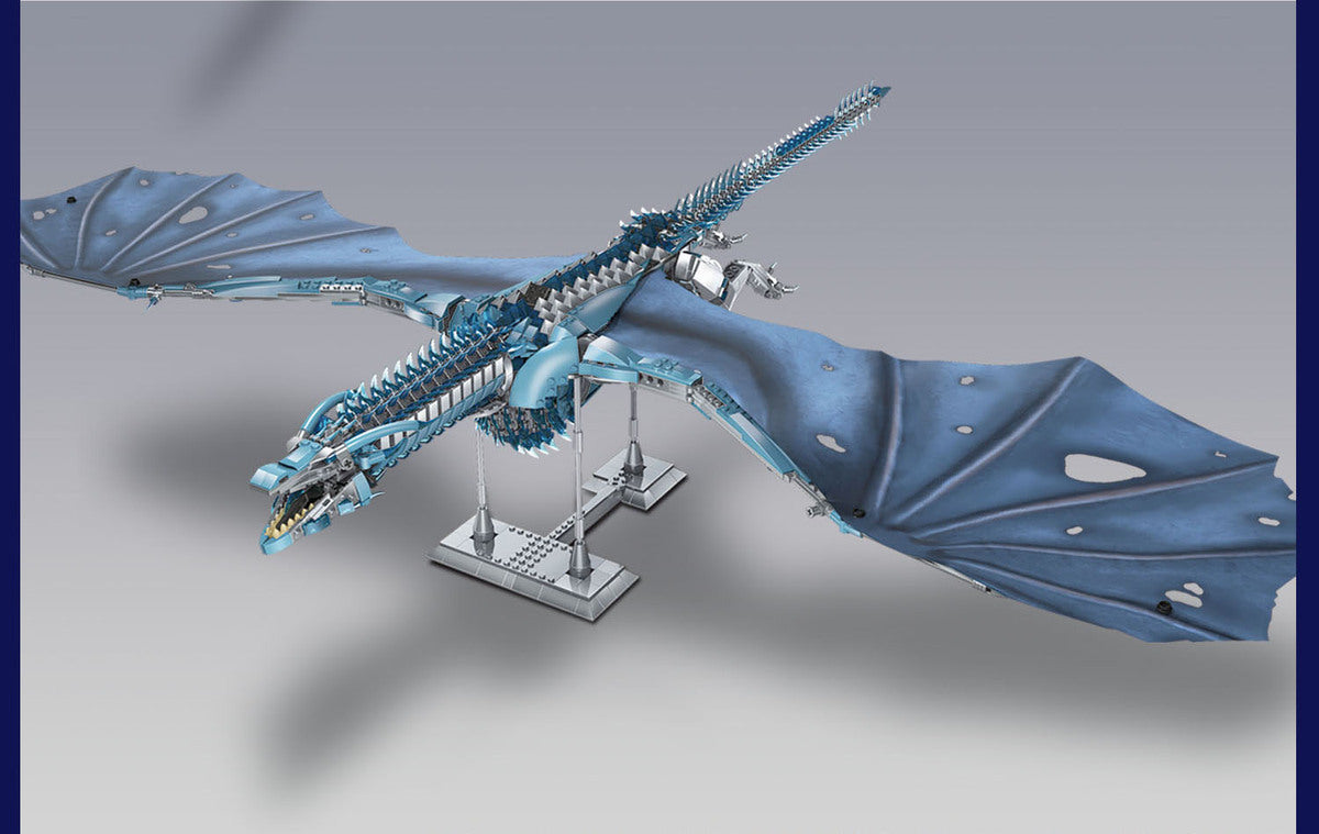 Frost Dragon Building Blocks Set