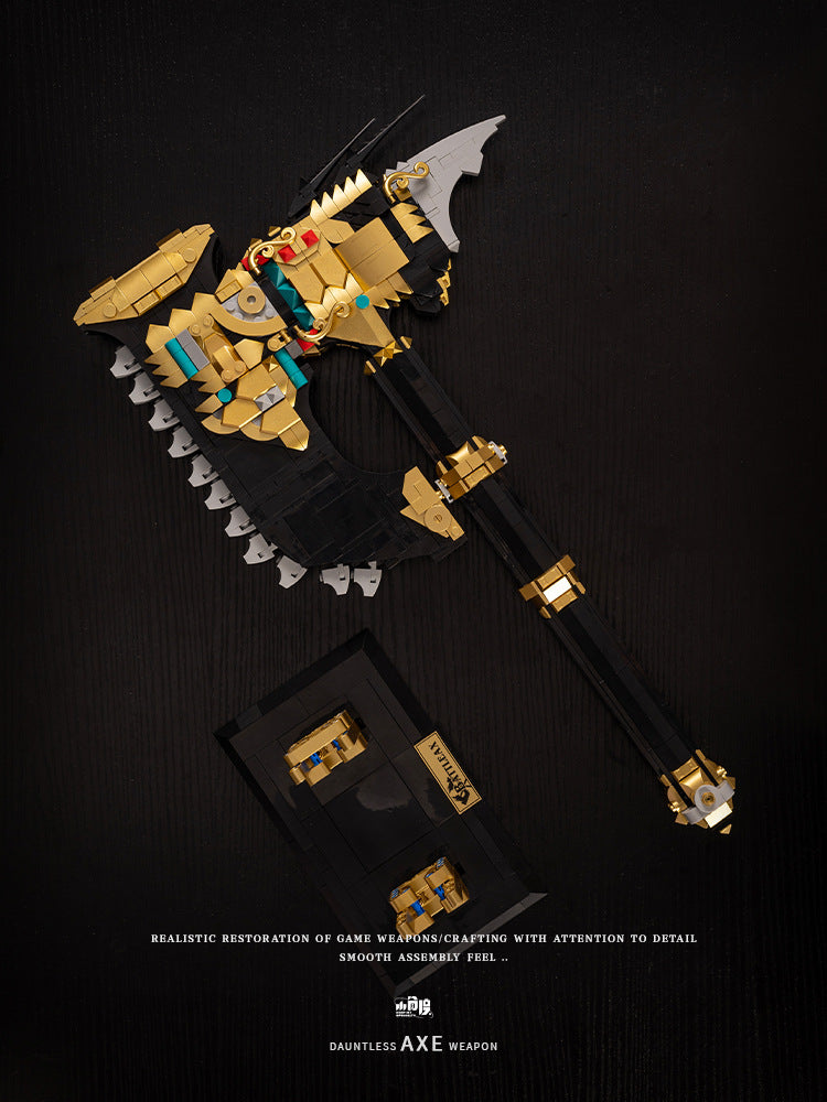 JD122 Chainsaw Axe Building Block Set