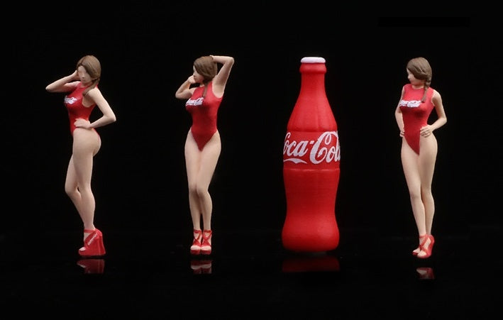 1:64 Coca Cola Beauty Doll Set