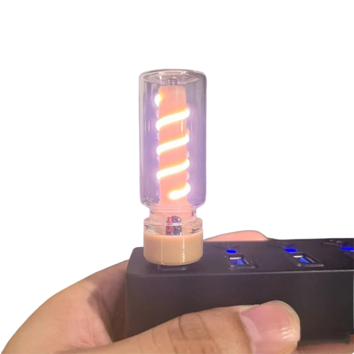 USB Mini Spiral LED Night Light Bulb