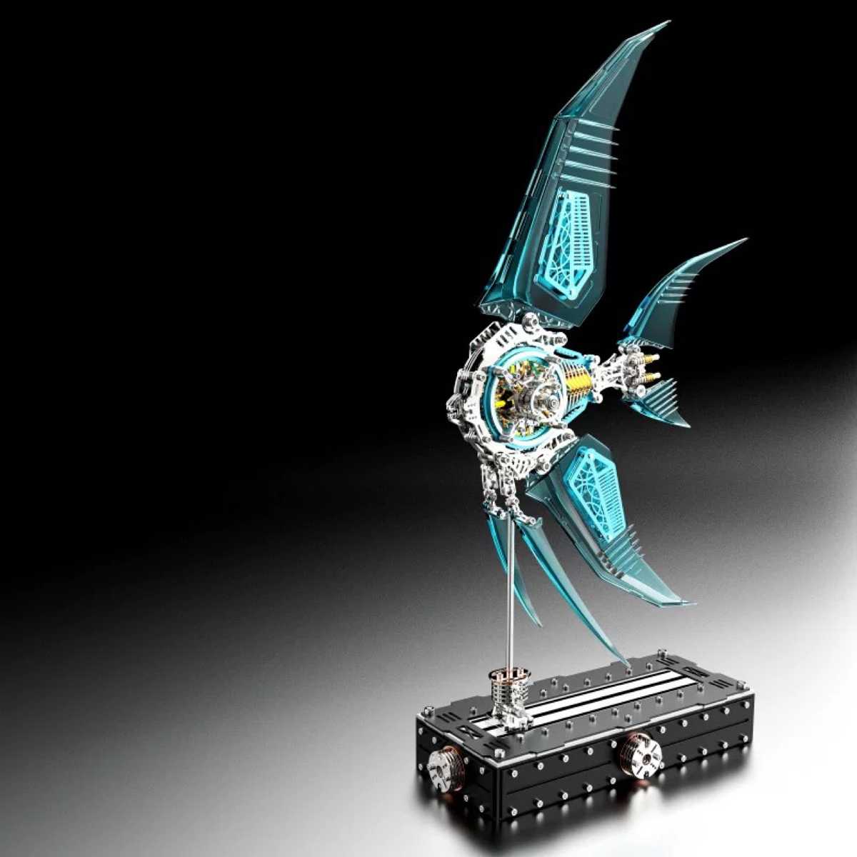 Fairy Fish Metal Stainless Steel Mechanical Model