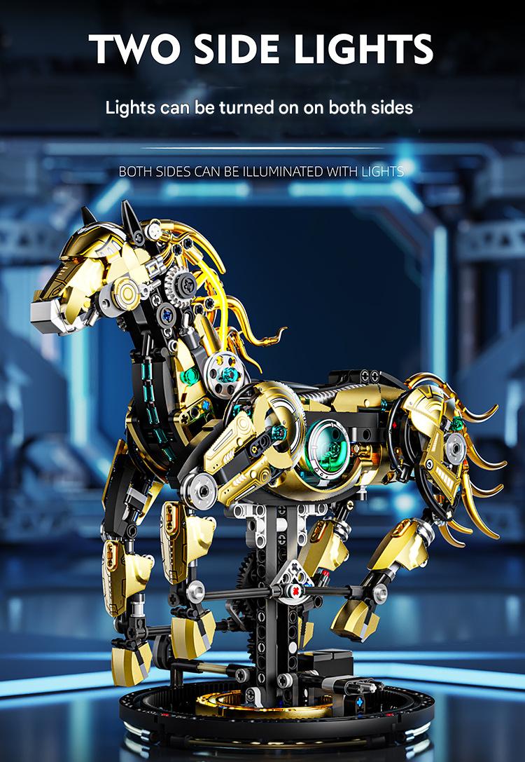 13088 Mechanical Horse Building Block Set