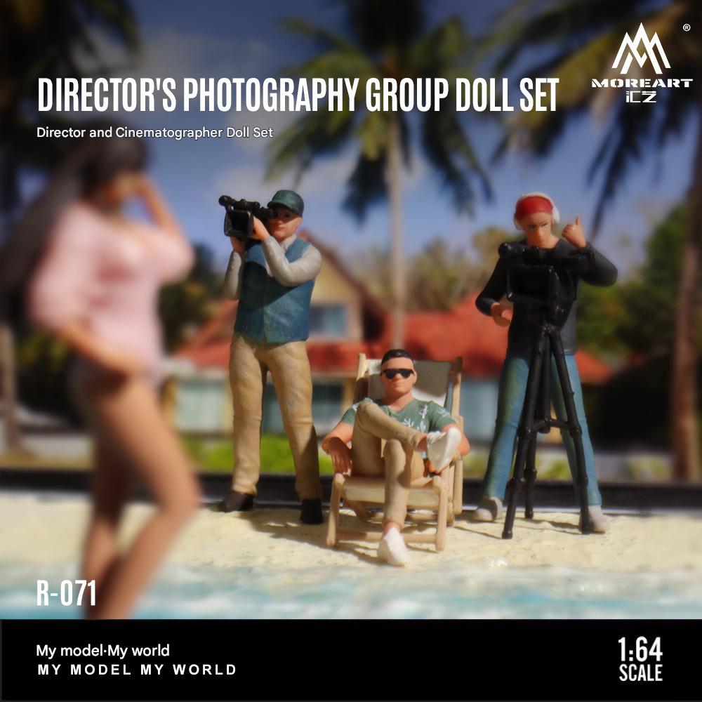 1:64 Director and Cinematographer Crew Figure Set