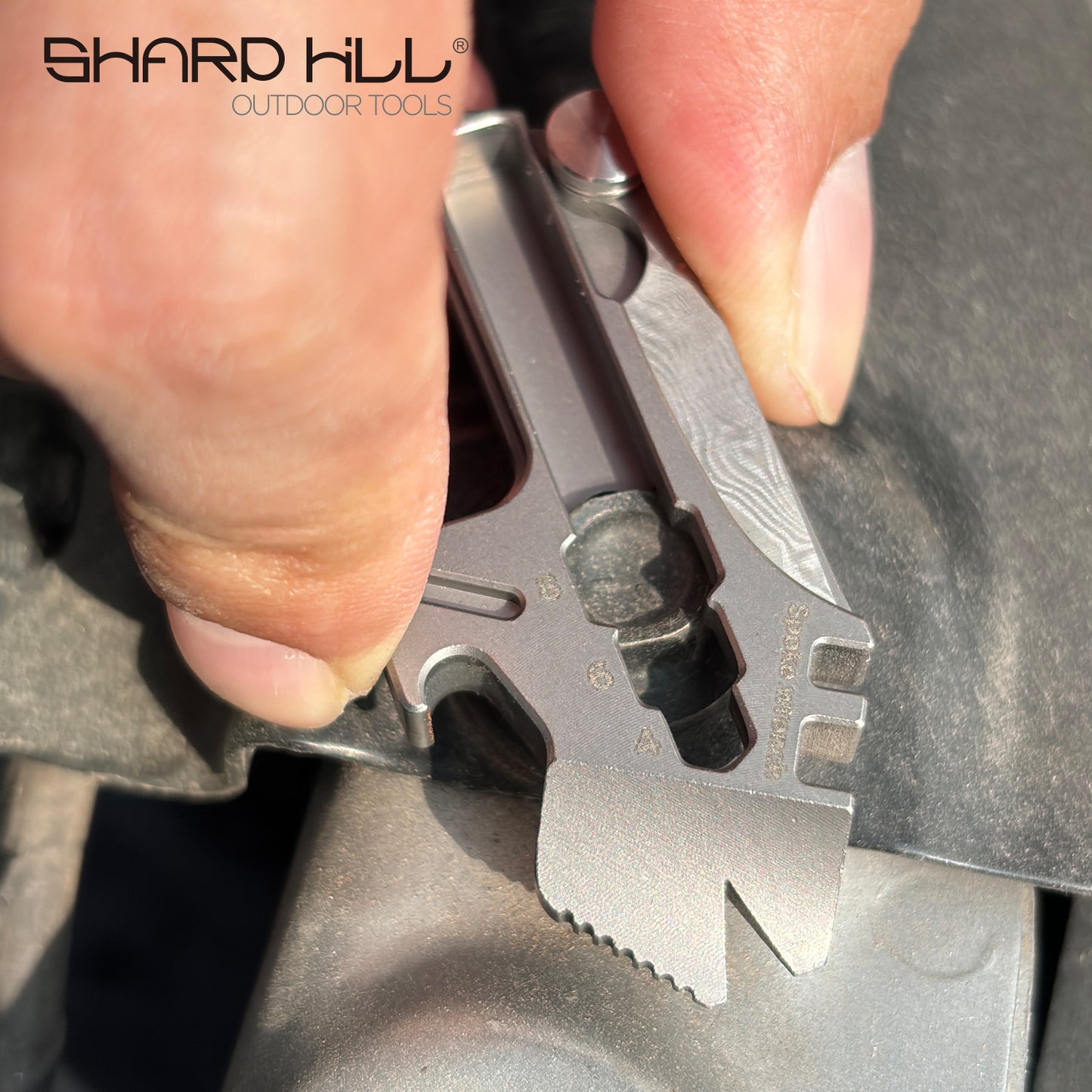Titanium Alloy Multi-Functional Keychain