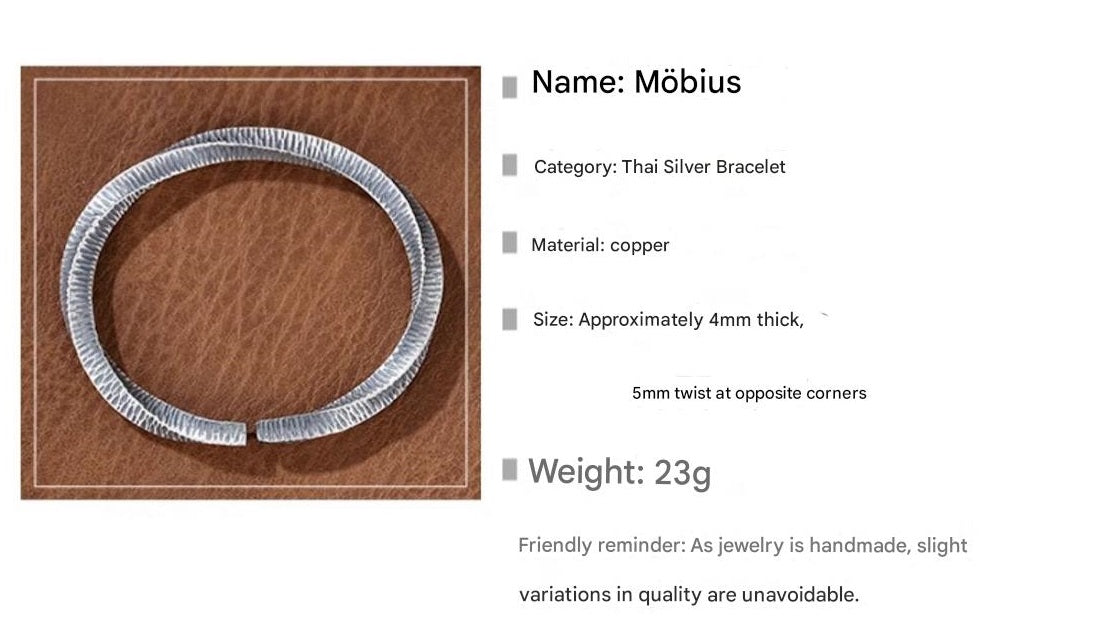 Vintage Mobius Ring Bracelet