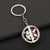 Car Wheel Keychain