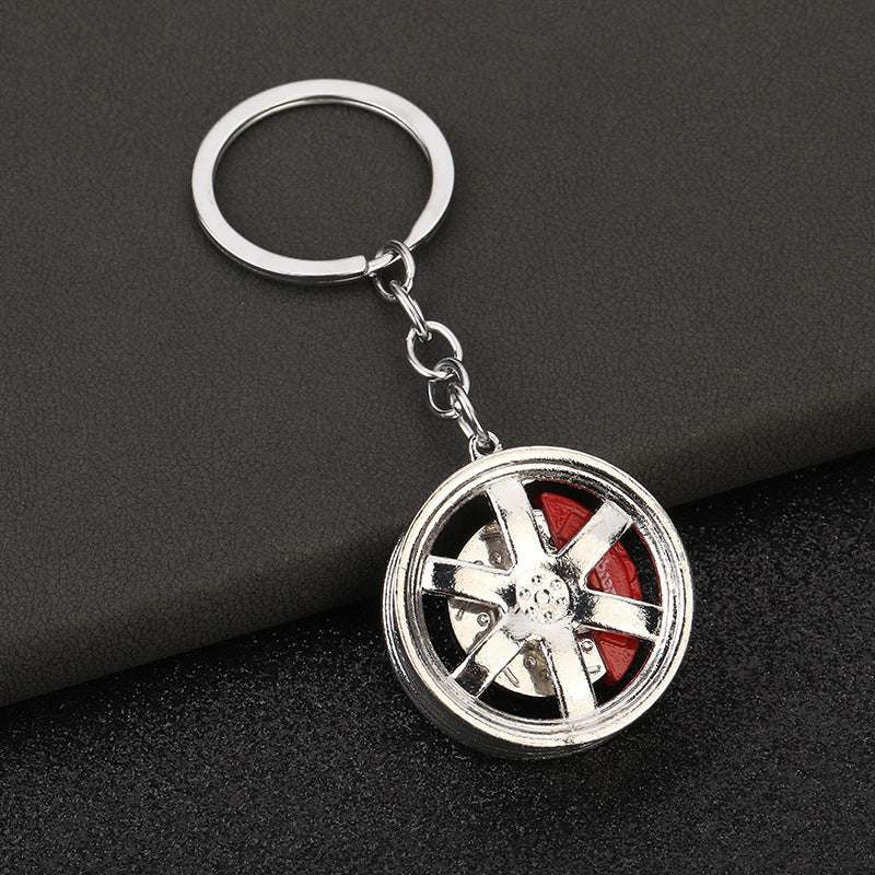 Car Wheel Keychain