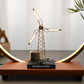 NIKOLATOY DIY Rotating Windmill Desktop Lamp