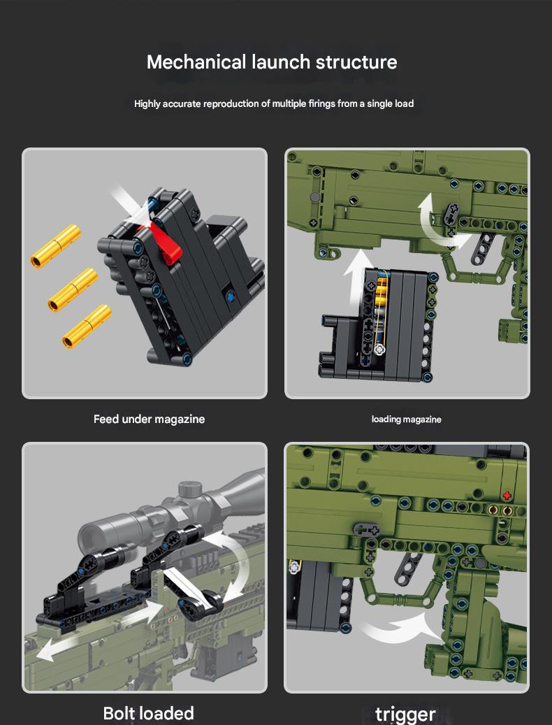 Panlos 670001 AWM Block Rifle Building Blocks Set