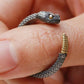 Retro Rattlesnake Open Ring