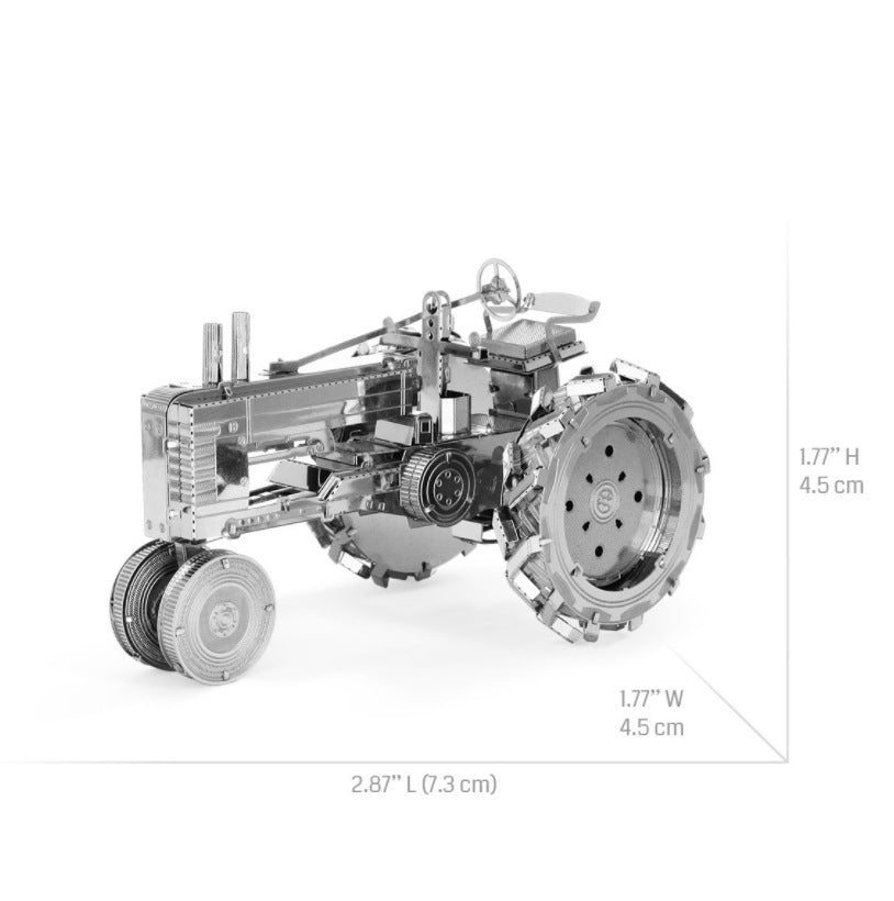 DIY Tractor 3D Metal Puzzle Model