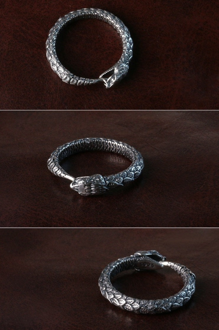 Retro Snake Wrap Ring