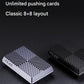 EDC Push Card Full Metal Click Coin Decompression Toy