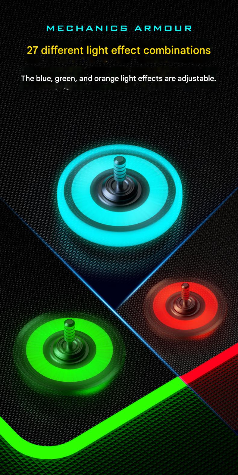 LED Alloy Fidget Finger Spinner