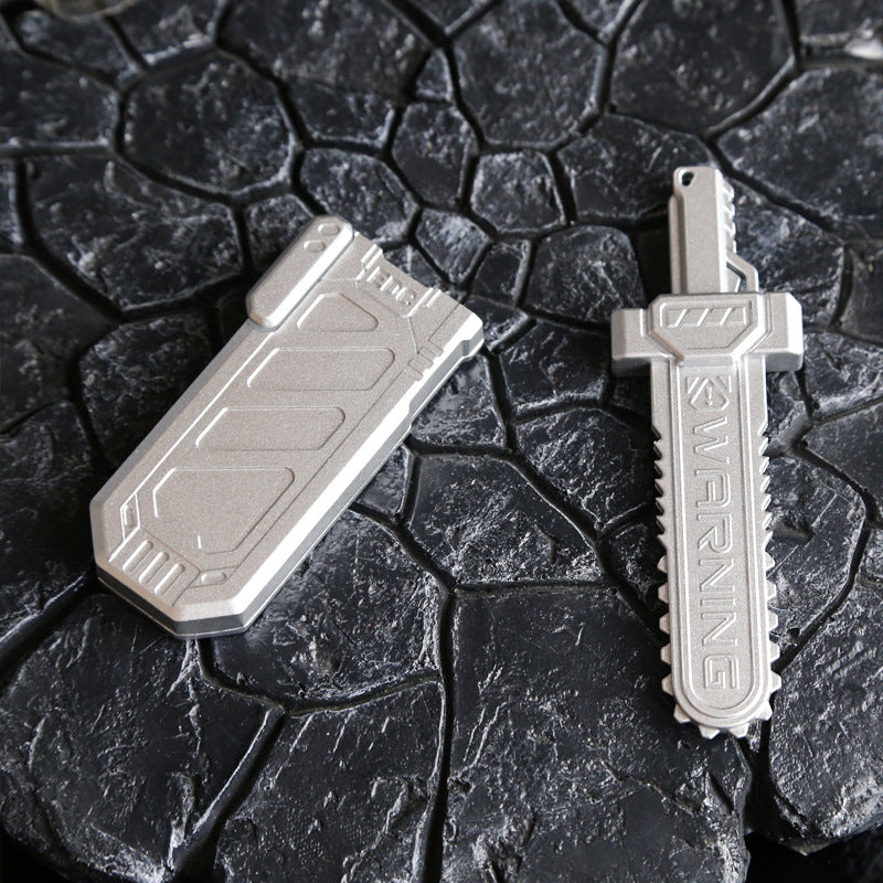 Cracking Sword EDC Pusher Card Decompression Toy