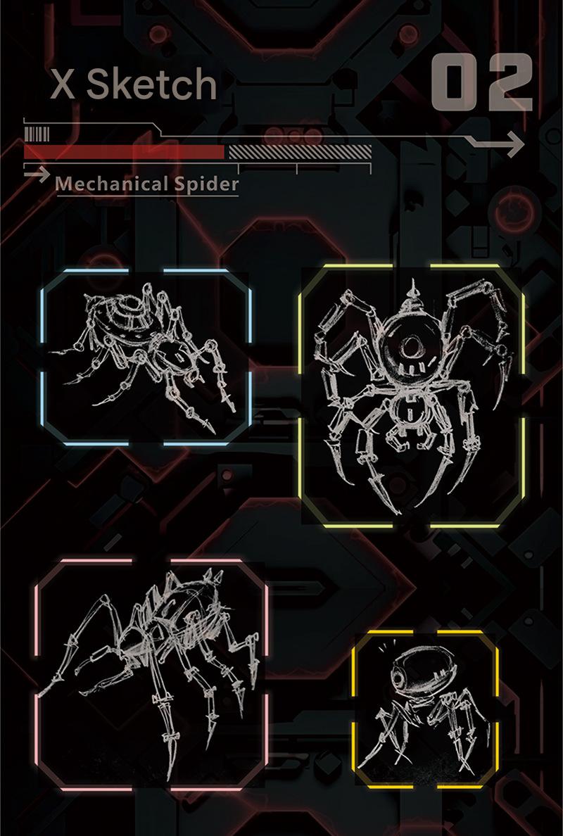 Dragon Zero Metal Assemble Spider Model Kit