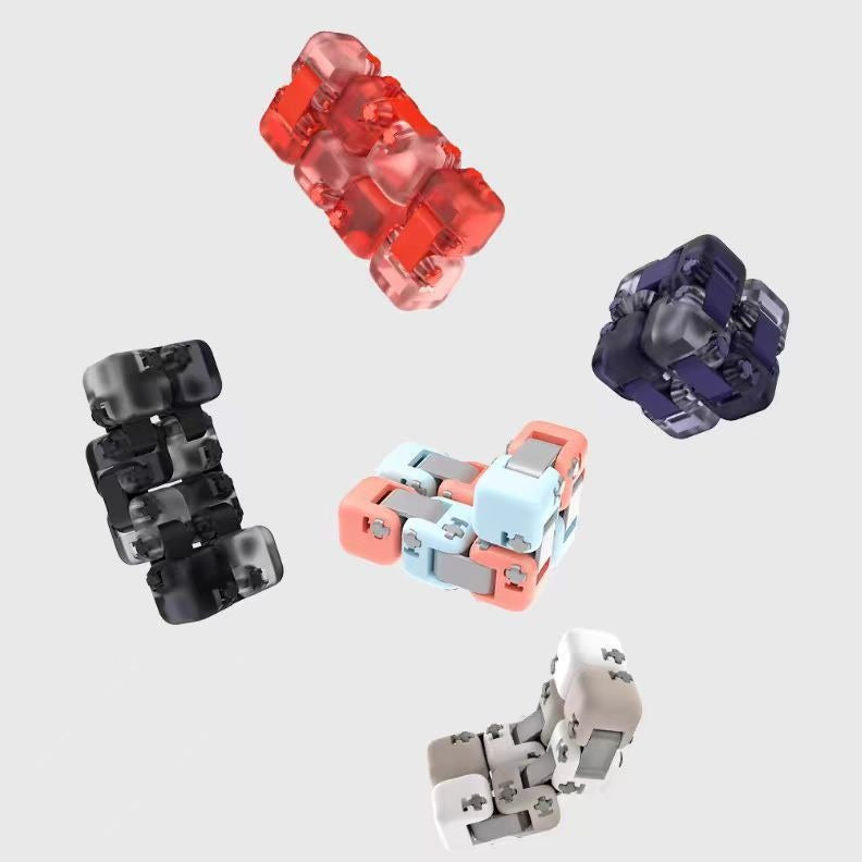 Fingertip Flip Building Blocks Stress Relief Rubik’s Cube Toy