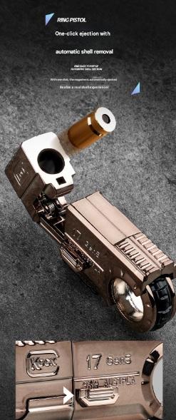 1911 Agent Glock Style Mini Ring Pistol Toy