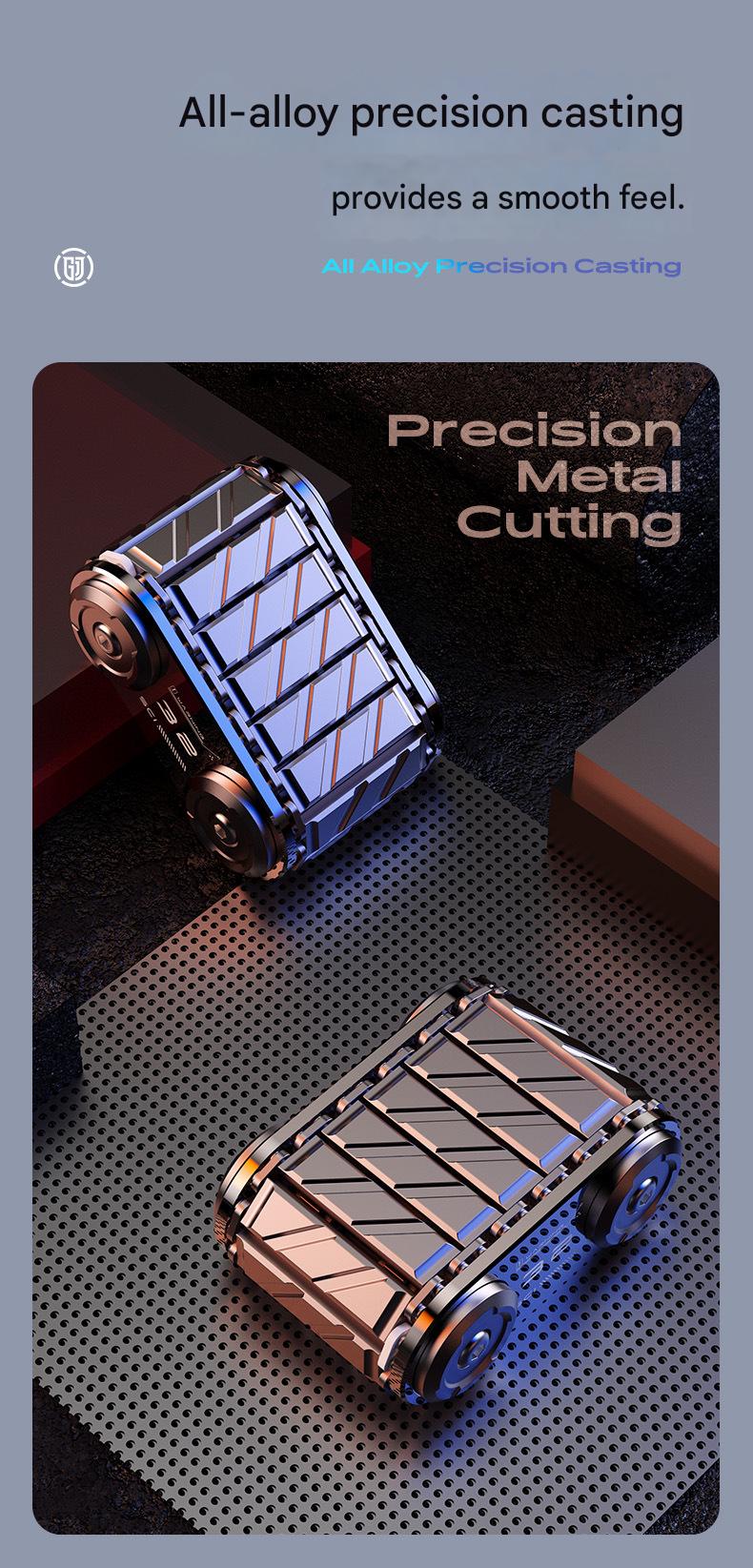 Tank EDC Metal Fingertip Gyro Toy