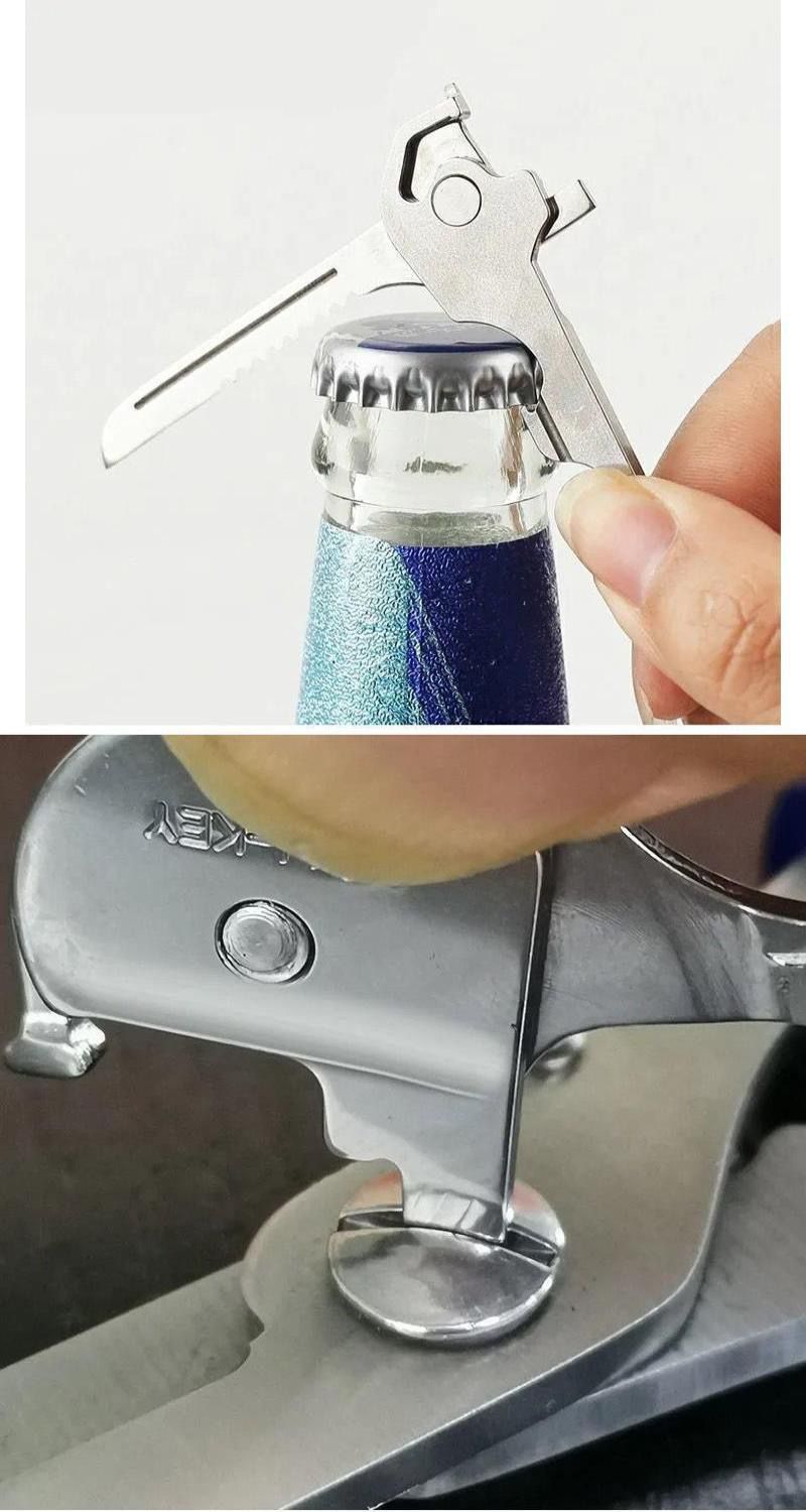 Mini Multifunctional 6 in 1 Knife  Keychain