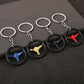 Mini Steering Wheel Keychain