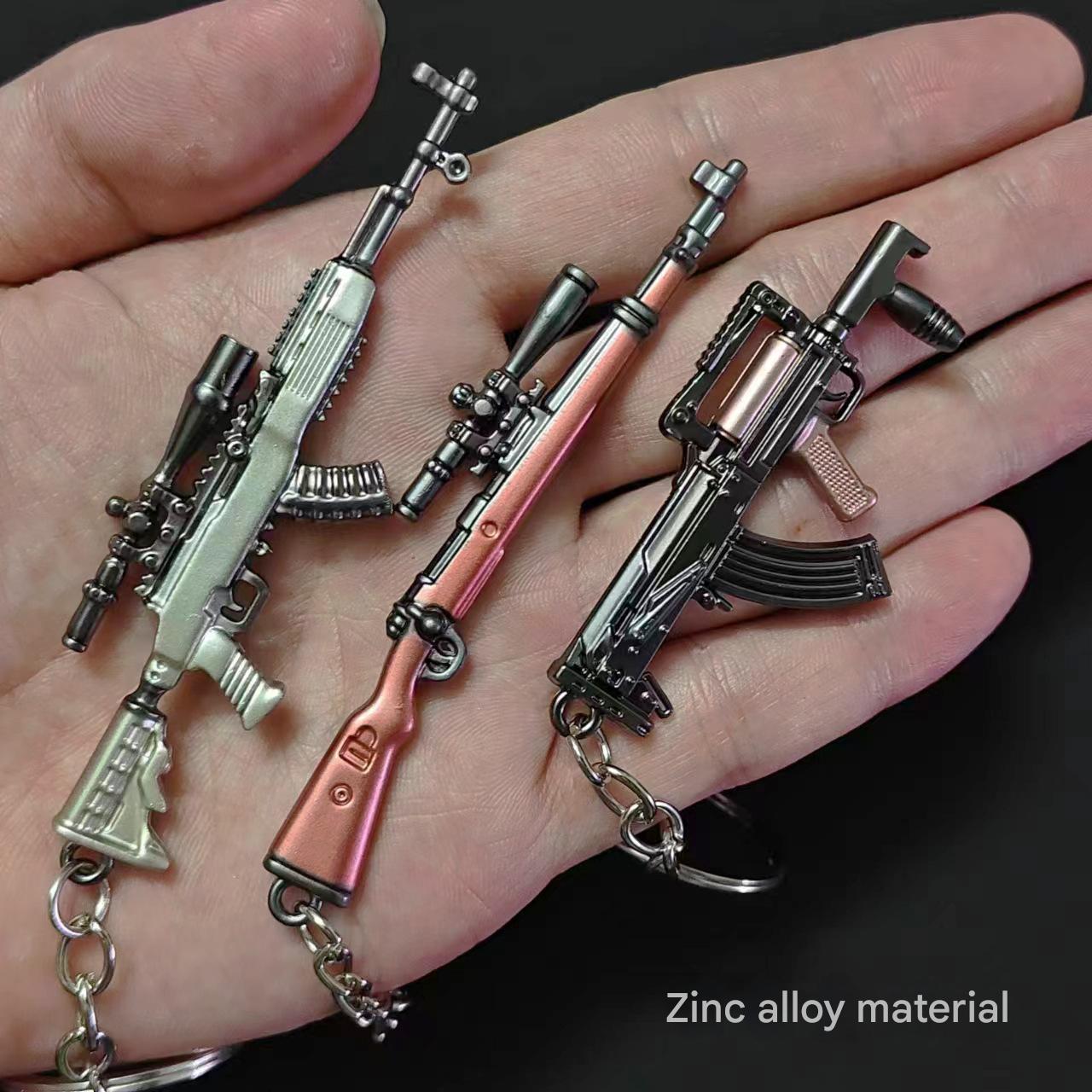 Mini Pubg Game Gun Keychain