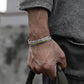 Retro Tang Grass Feather Open Bracelet