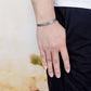 Vintage Woven Heart Sutra Open Bracelet