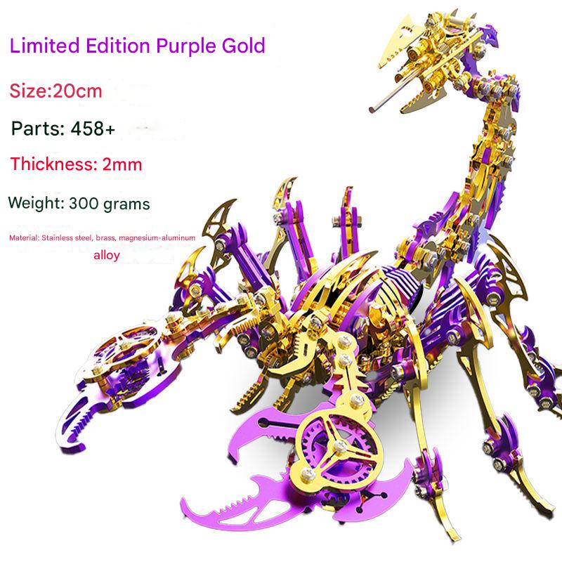 3D Mechanical  Metal Scorpion Model Assembly Kit