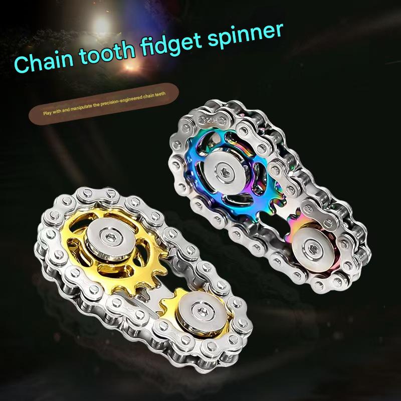 Bicycle Chain Fingertip Gyro Stress Relief Toy