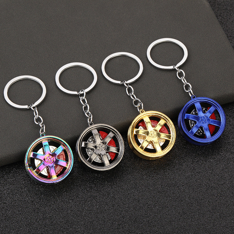 Car Wheel Keychain
