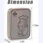 Pop Coin EDC Poker Card Metal Push Card Stress Relief Toy