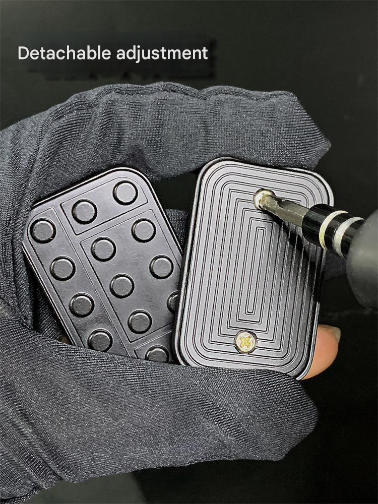 Metal EDC Push Card Fingertip Decompression Toy