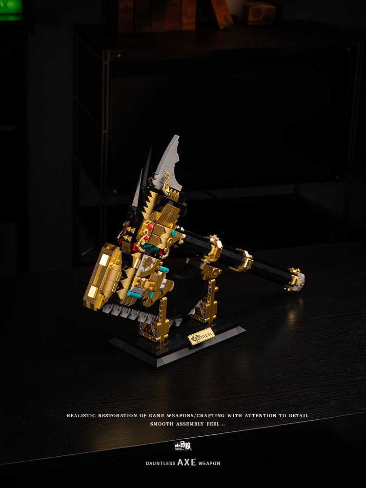 JD122 Chainsaw Axe Building Block Set
