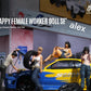 1:64 Happy Female Worker Doll Set