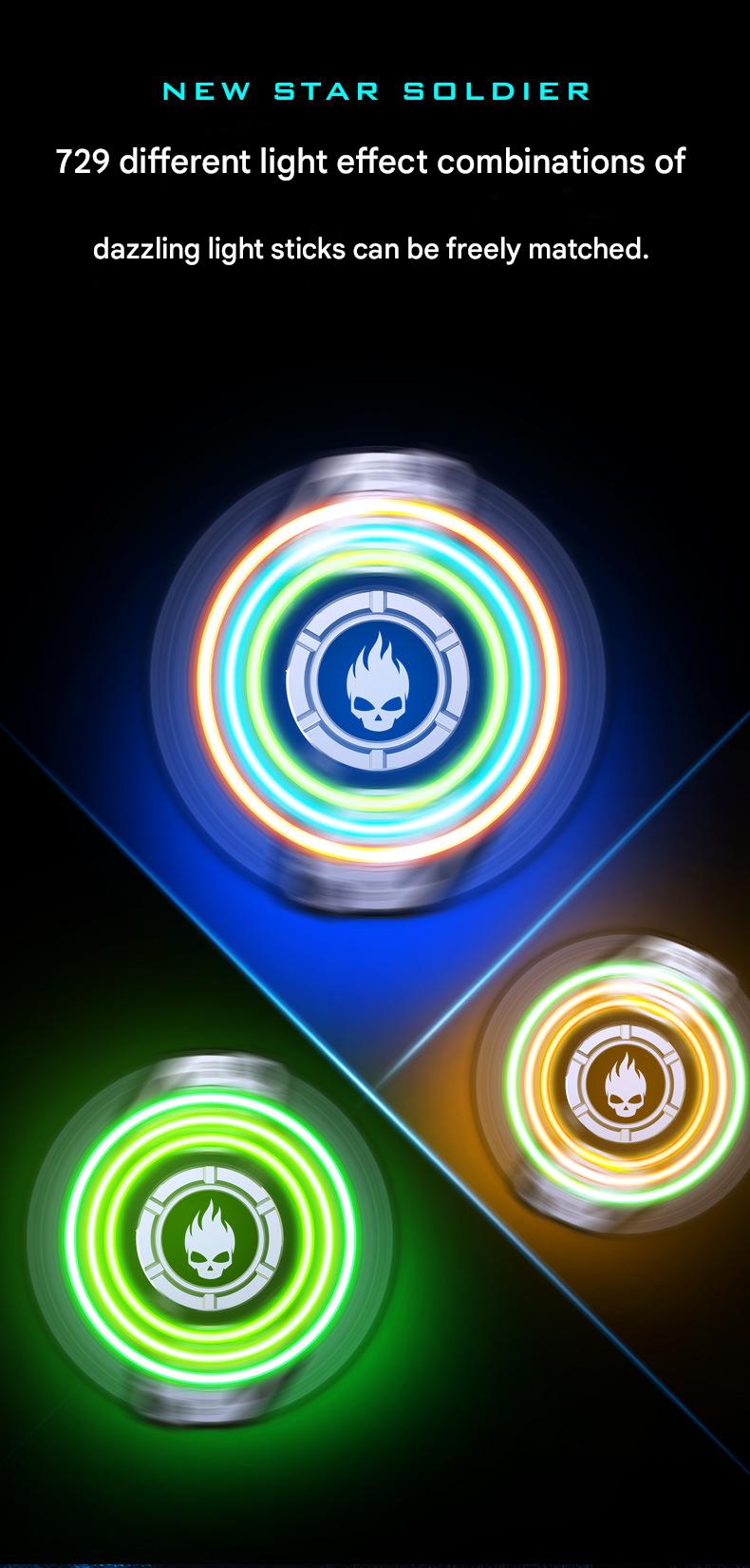 Luminous Star Soldier Finger Spinner