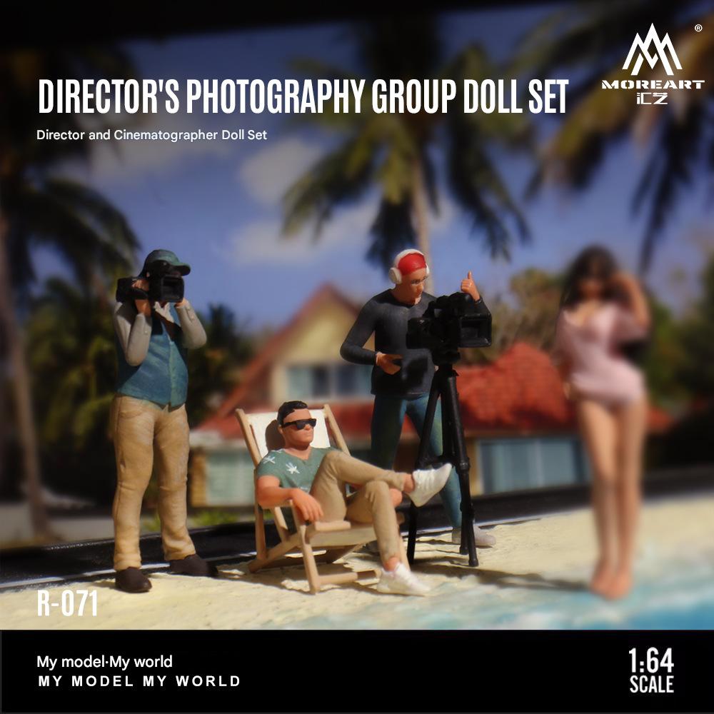 1:64 Director and Cinematographer Crew Figure Set