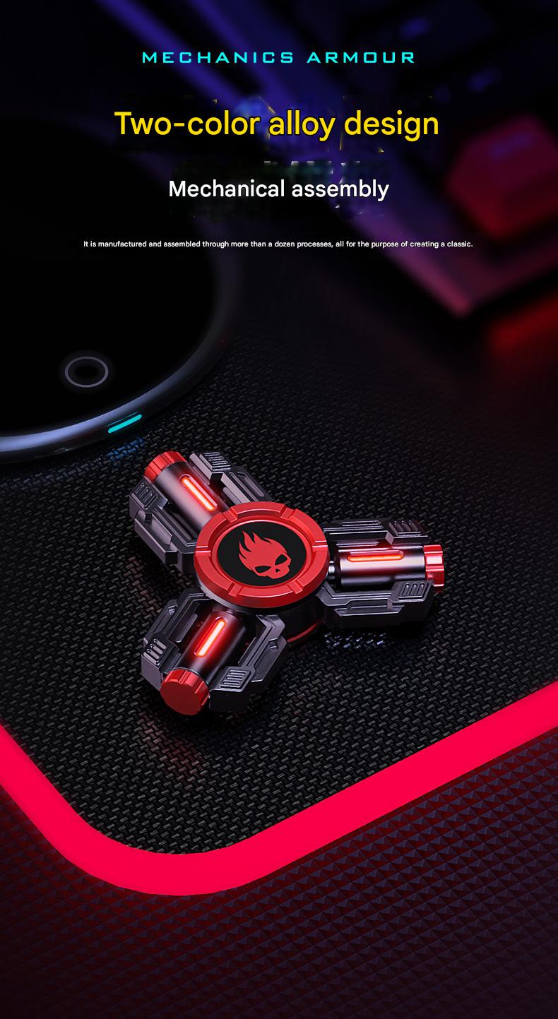 LED Alloy Fidget Finger Spinner