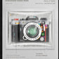 2164 Retro Camera Building Blocks Set