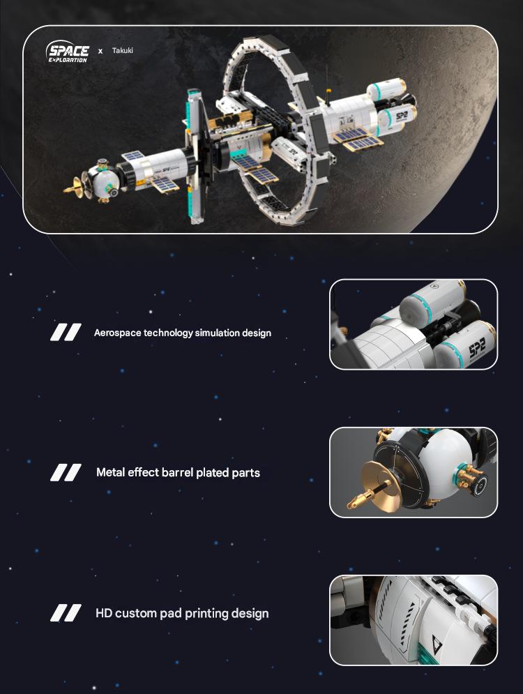 T5006  Space Exploration Station Building Blocks Set