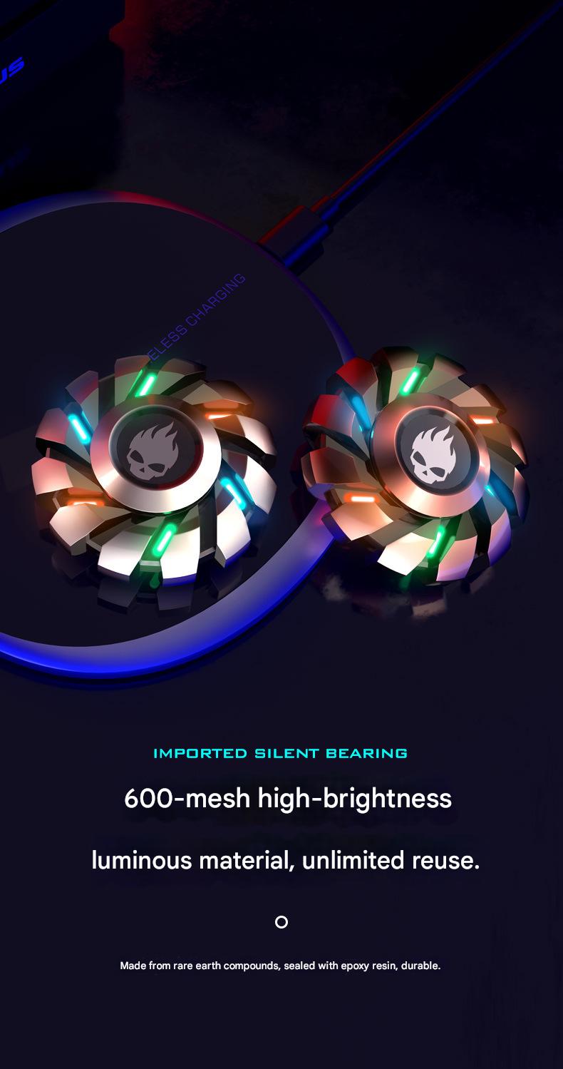 Luminous Metal Fidgent Finger Spinner