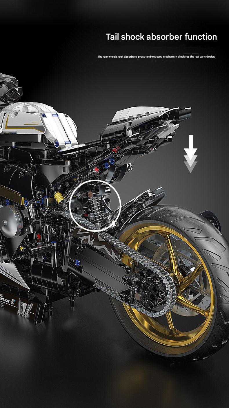 BMW Mechanical Racing Motorcycle Building Blocks Set
